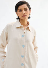 Breezy Tide Linen Kurta